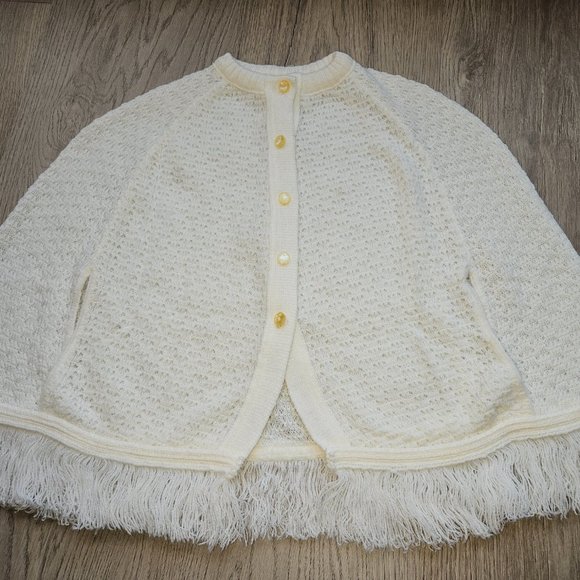 Girls' Cardigan, knitted lace design, Dress Up, formal outerwear - Picture 2 of 11